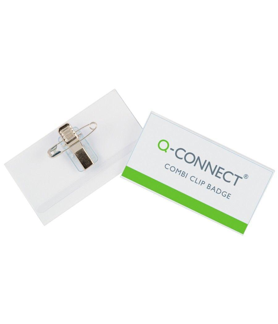 Identificador q-connect con pinza e imperdible kf17458 54x90 mm - Imagen 1