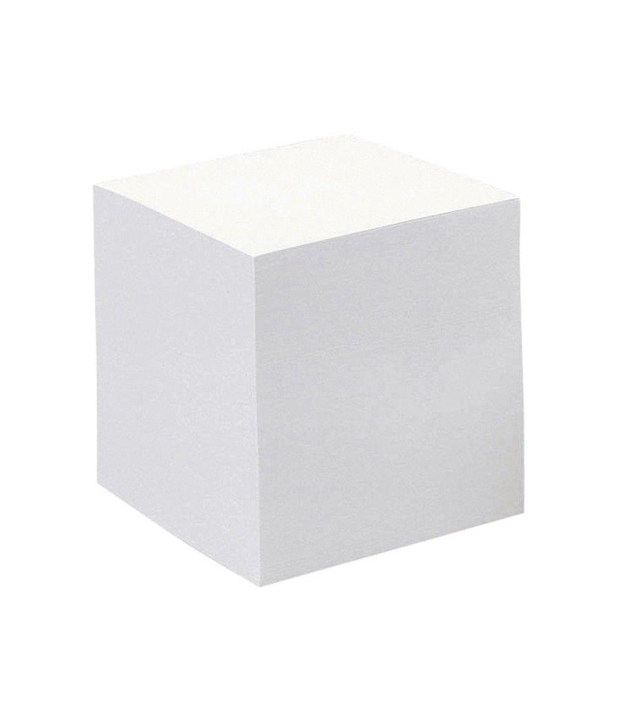 Taco papel quo vadis encolado blanco 680 hojas 100% reciclado 90 g/m2 90x90x90 mm - Imagen 1