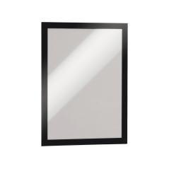 Marco porta anuncios durable magnetico din a4 dorso adhesivo removible color negro pack de 2 unidades - Imagen 1