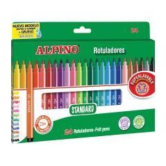 Rotulador alpino standard caja de 24 colores surtidos - Imagen 1