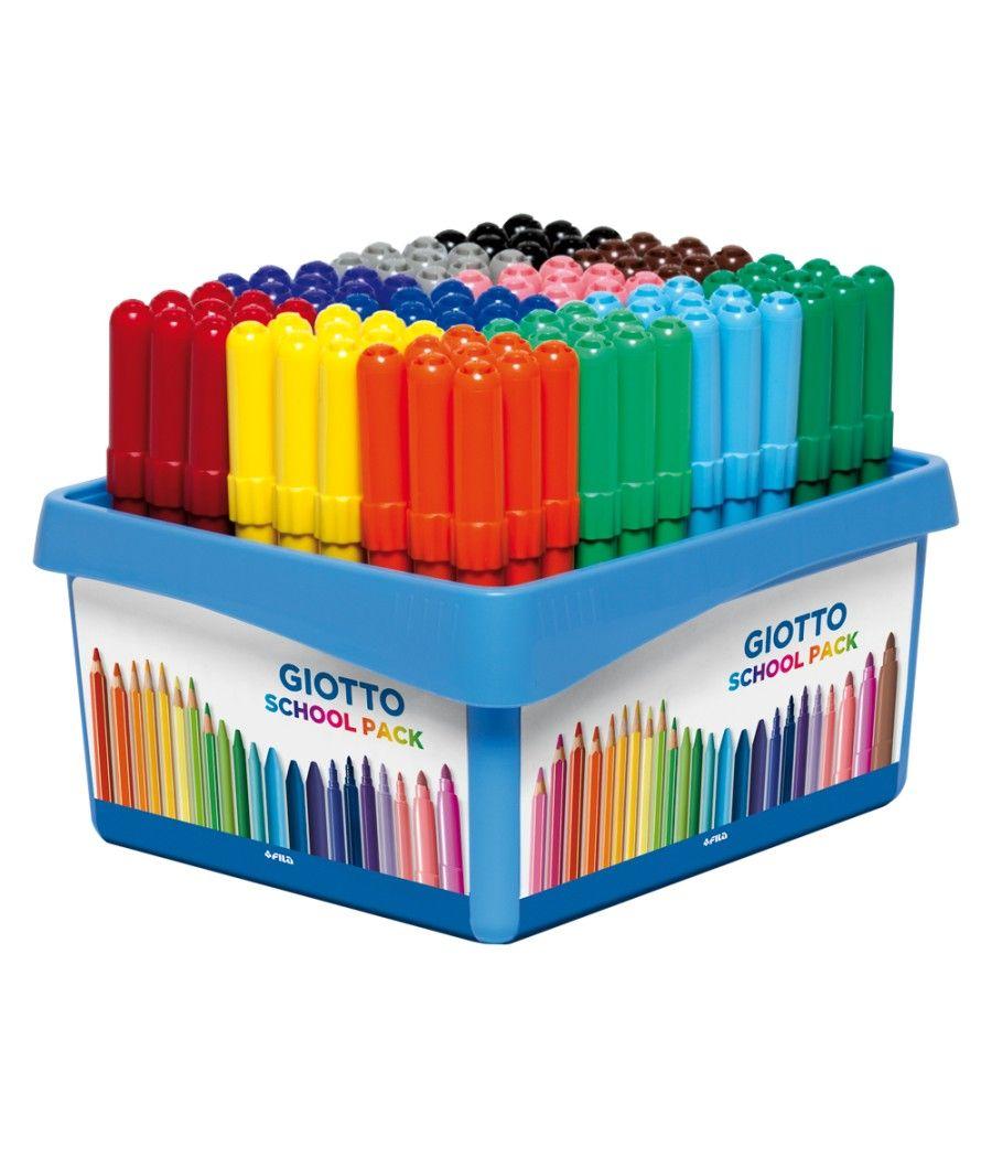 Rotulador giotto turbo maxi school pack de 108 unidades 12 colores x 9 unidades - Imagen 1