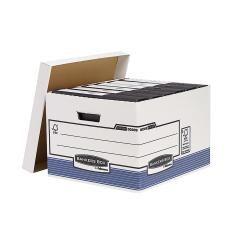 Cajon fellowes cartón reciclado para almacénamiento de archivo capacidad 4 cajas de archivo tamaño din a4 - Imagen 1