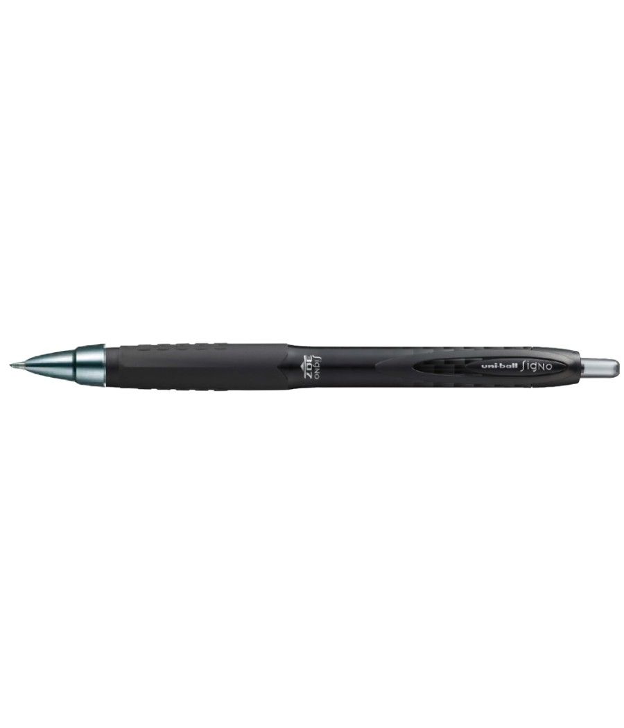Bolígrafo uni-ball roller umn-307 retráctil 0,7 mm tinta gel negro - Imagen 1