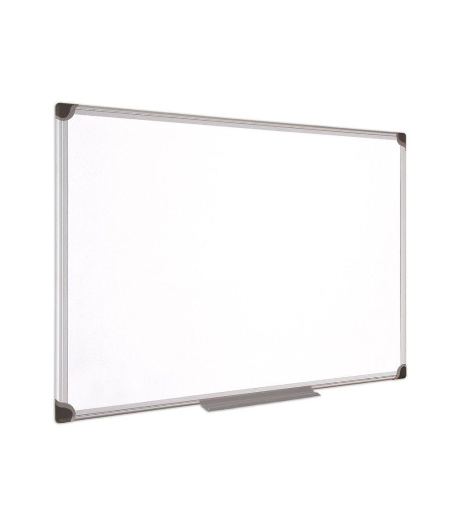 Pizarra blanca bi-office magnética maya w ceramica vitrificada marco de aluminio 200 x 100 cm con bandeja para - Imagen 1
