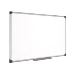 Pizarra blanca bi-office magnética maya w ceramica vitrificada marco de aluminio 180 x 90 cm con bandeja para - Imagen 1