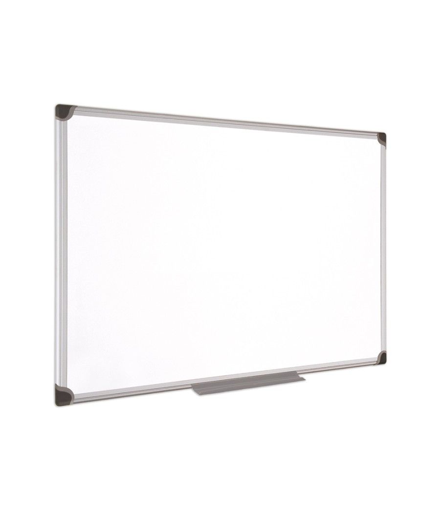Pizarra blanca bi-office magnética maya w ceramica vitrificada marco de aluminio 180 x 90 cm con bandeja para - Imagen 1