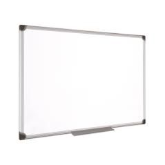 Pizarra blanca bi-office magnética maya w ceramica vitrificada marco de aluminio 60 x 45 cm con bandeja para - Imagen 1