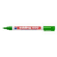 Rotulador edding marcador permanente 400 verde punta redonda 1 mm - Imagen 1