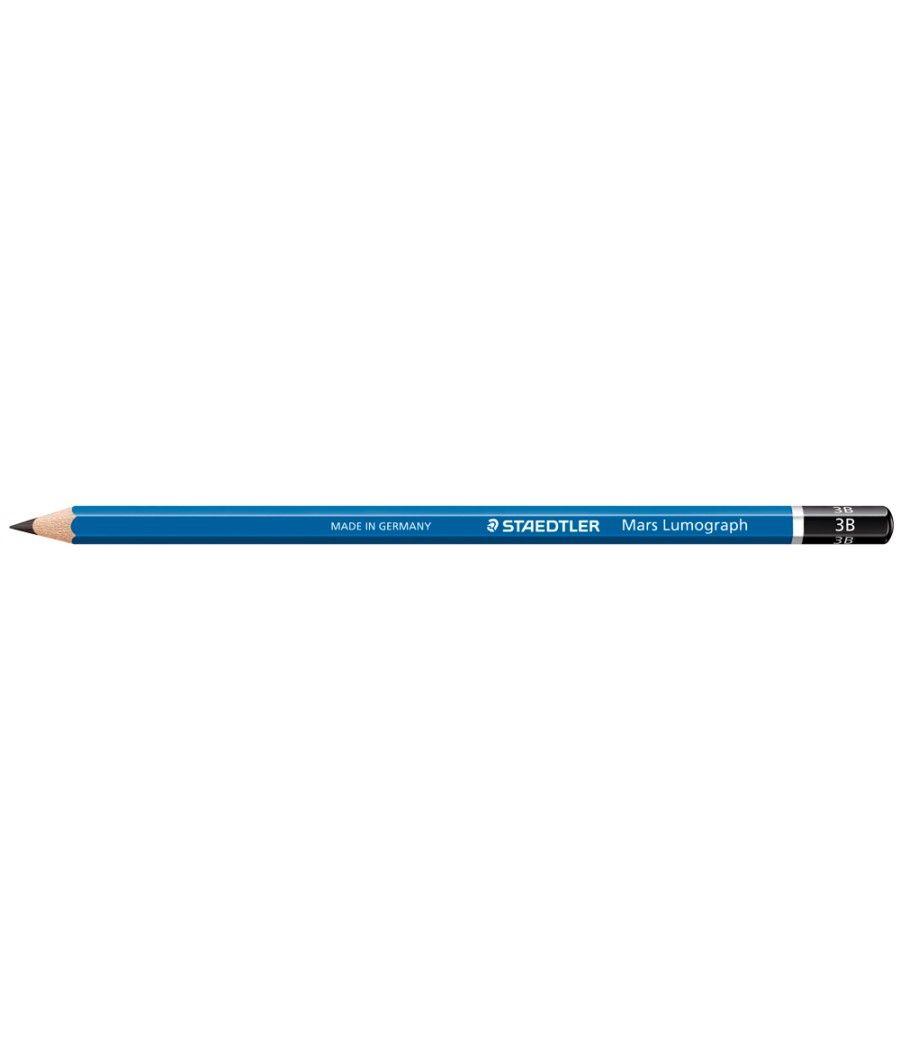 Lápices de grafito staedtler mars lumograph 100 3b unidad - Imagen 1