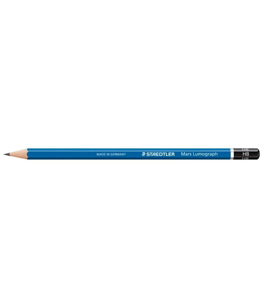 Lápices de grafito staedtler mars lumograph 100 hb unidad - Imagen 1