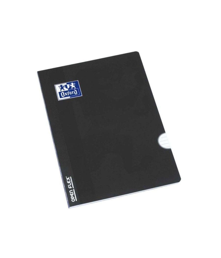 Libreta escolar oxford openflex tapa flexible optik paper 48 hojas din a5 rayado horizontal color negro - Imagen 1