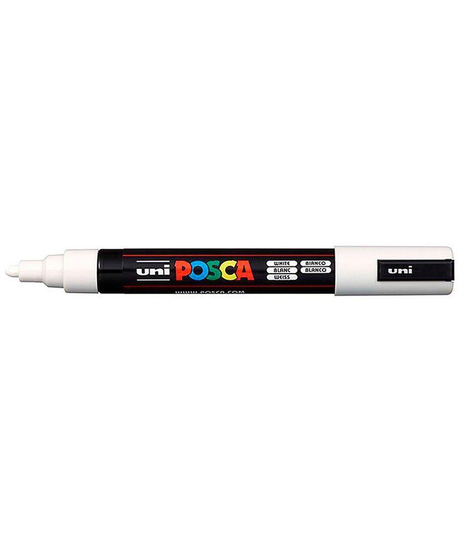 Rotulador uni posca marcador de pintura blanco punta redonda 1,8 a 2,5 mm - Imagen 1
