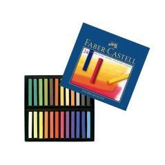 Tiza pastel faber castell estuche cartón de 24 unidades colores surtidos - Imagen 1