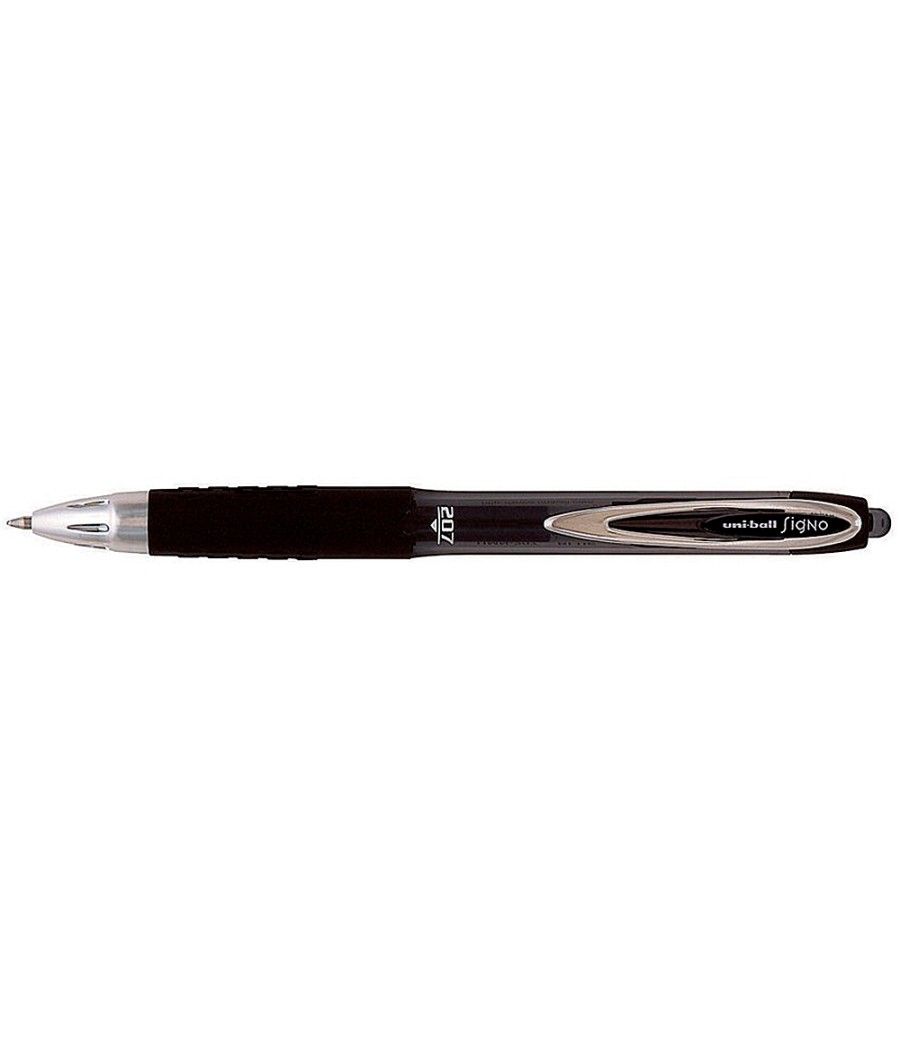 Bolígrafo uni-ball roller umn-207 retráctil 0,7 mm color negro - Imagen 1