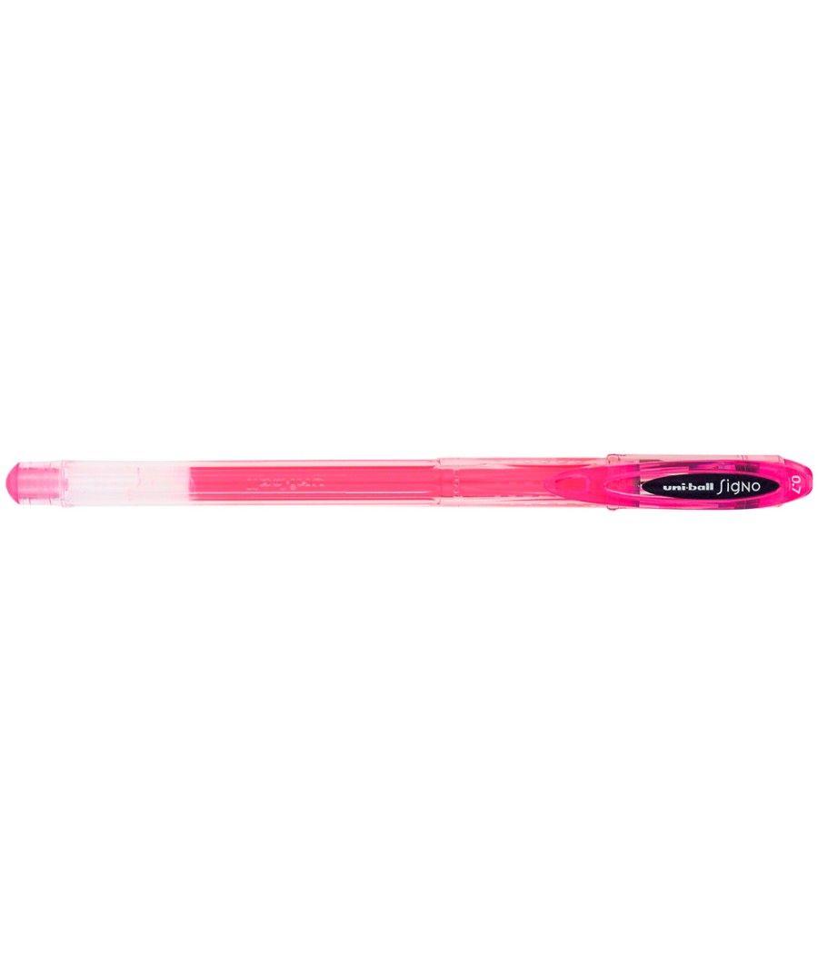 Bolígrafo uni-ball roller um-120 signo 0,7 mm tinta gel color rosa - Imagen 1