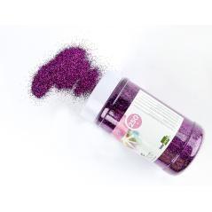 Purpurina liderpapel fantasía color violeta metalizado bote de 250 gr - Imagen 1