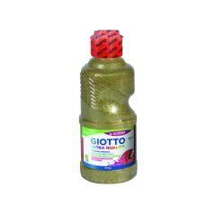 Tempera escolar giotto purpurina glitter 250 ml oro - Imagen 1