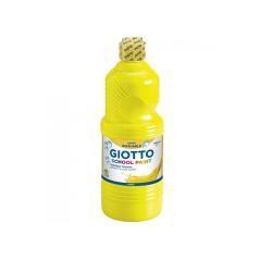 Tempera líquida giotto escolar lavable 1000 ml amarillo - Imagen 1