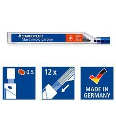 Minas staedtler mars micro grafito 0,5 mm hb tubo con 12 minas - Imagen 1