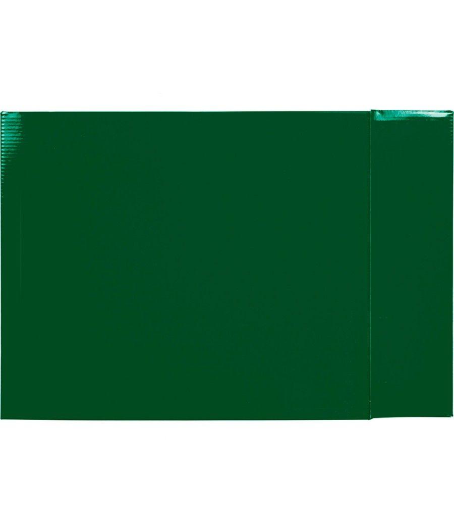 Caja archivador liderpapel de palanca cartón folio documenta lomo 82mm color verde - Imagen 1