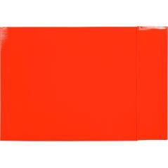 Caja archivador liderpapel de palanca cartón folio documenta lomo 82mm color rojo - Imagen 1