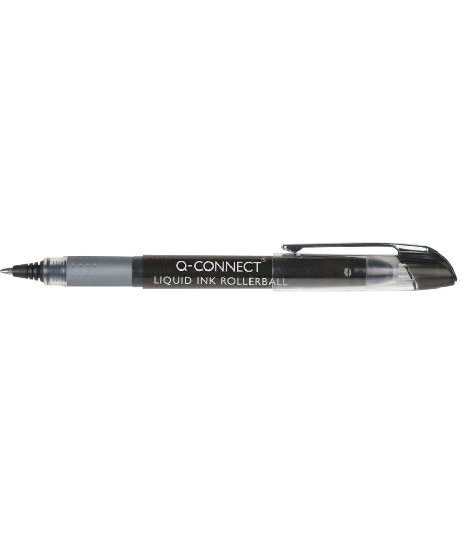 Rotulador q-connect roller ball negro 0,5 mm - Imagen 1