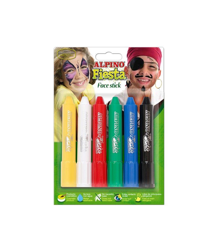 Barra maquillaje face stick 6 colores surtidos - Imagen 1