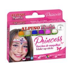 Barra maquillaje alpino estuche de maquillaje princess 6 colores - Imagen 1