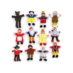 Juego andreutoys marioneta de mano personajes cuentos infantiles surtidos 30cm caja de 12 unidades - Imagen 1