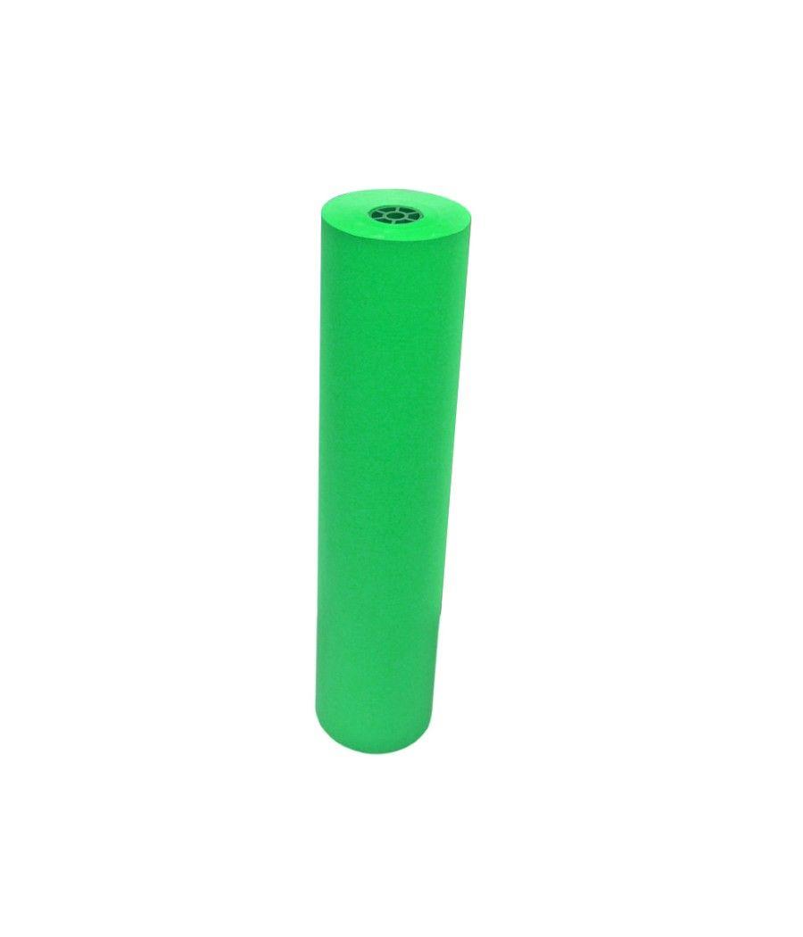 Papel kraft verjurado liderpapel verde musgo 150mt 65gr bobina 10kg - Imagen 1