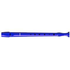 Flauta hohner 9508 color azul funda verde y transparente - Imagen 1