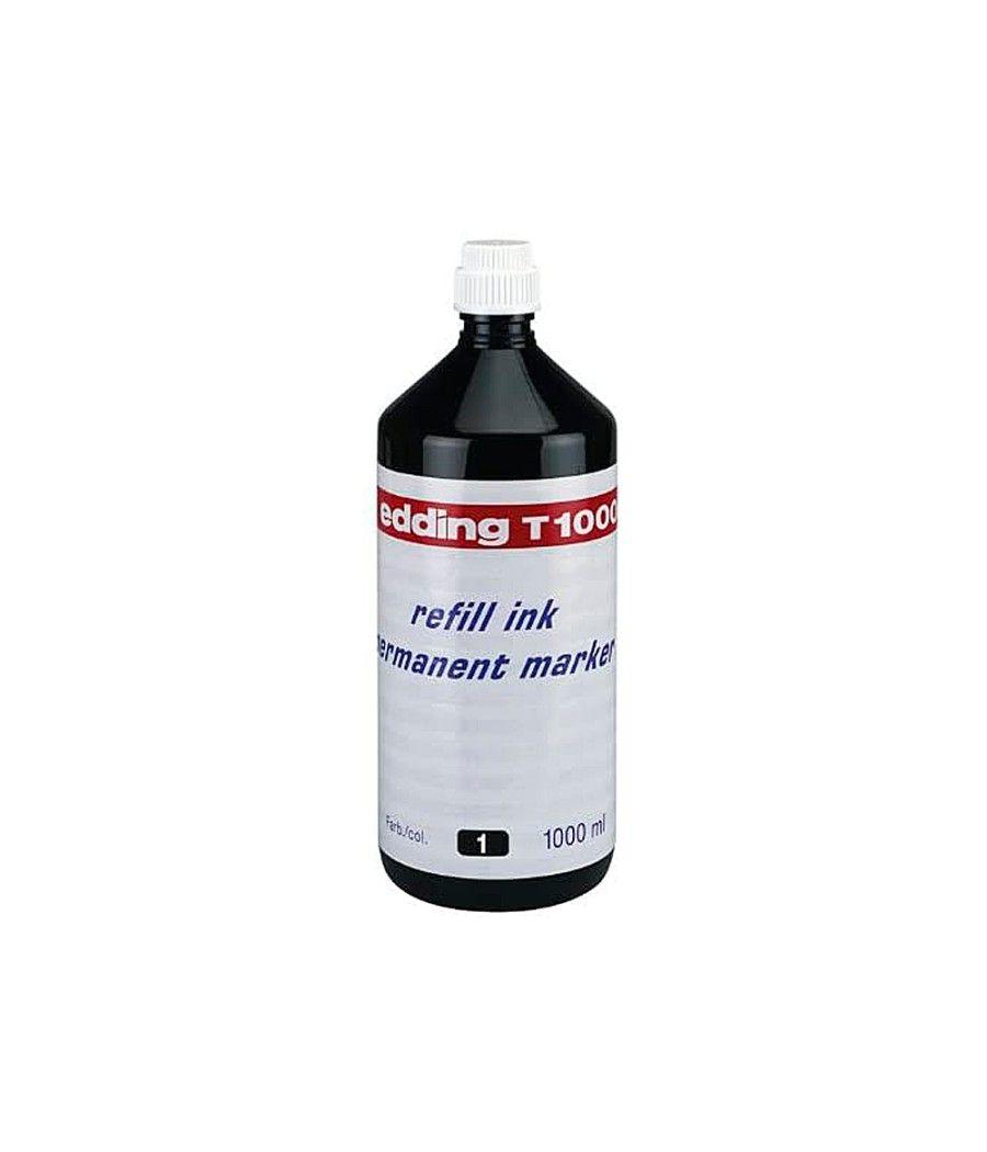 Tinta rotulador edding t-1000 negro frasco de 1 litro - Imagen 1