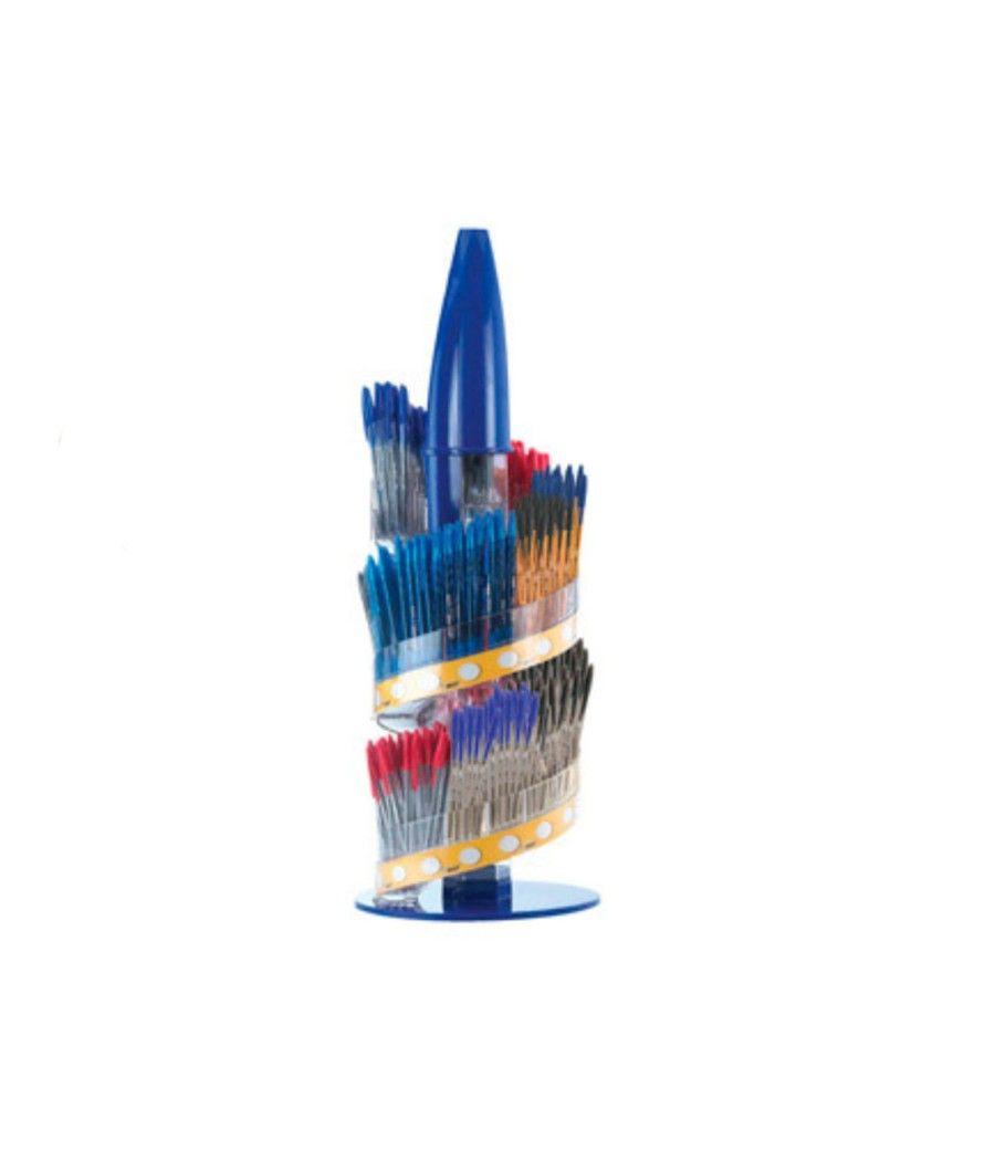 Bolígrafo bic cristal family expositor de 770 unidades surtidas promo regalo 150 bic cristal azul - Imagen 1