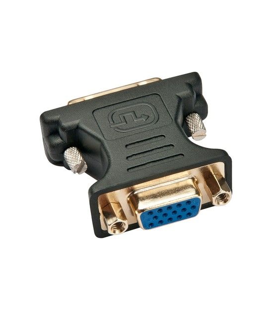 Lindy 41199 cambiador de género para cable VGA DVI-I Negro, Oro - Imagen 2