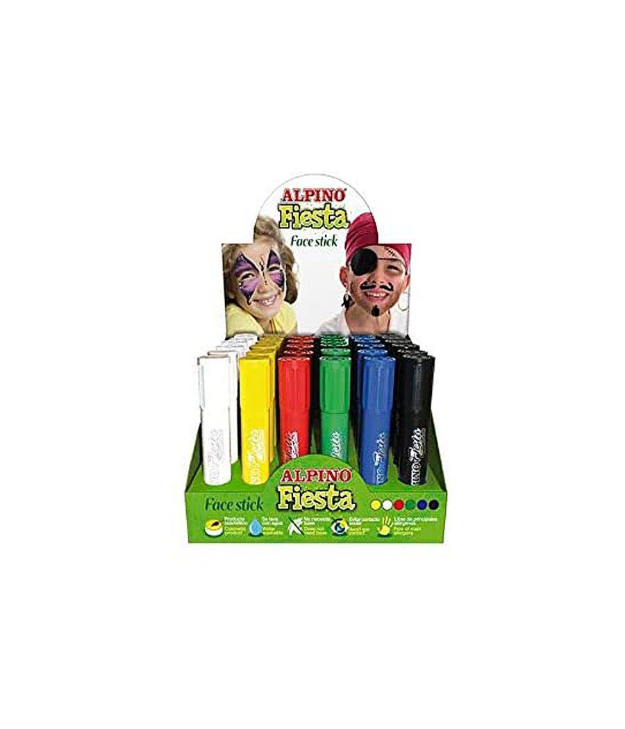 Barra maquillaje alpino fiesta face stick expositor de 36 unidades colores surtidos - Imagen 1