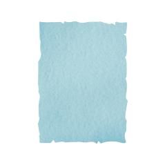 Papel color liderpapel pergamino con bordes a4 240g/m2 azul pack de 10 hojas - Imagen 1