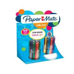 Bolígrafo paper mate inkjoy retráctil gel pen trazo 0,7 mm expositor de 60 unidades colores surtidos - Imagen 1