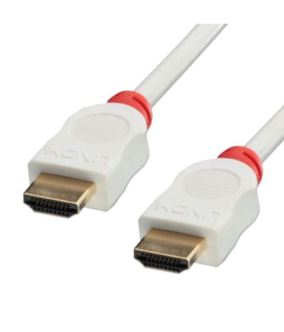 Lindy 41411 cable HDMI 1 m HDMI tipo A (Estándar) Rojo, Blanco - Imagen 2