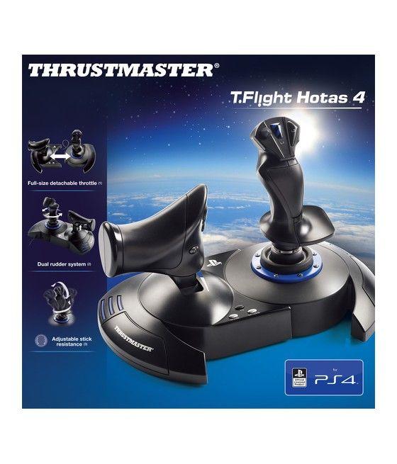 Thrustmaster T.Flight Hotas 4 Negro, Azul USB 2.0 Palanca de mando Digital PC, PlayStation 4 - Imagen 14