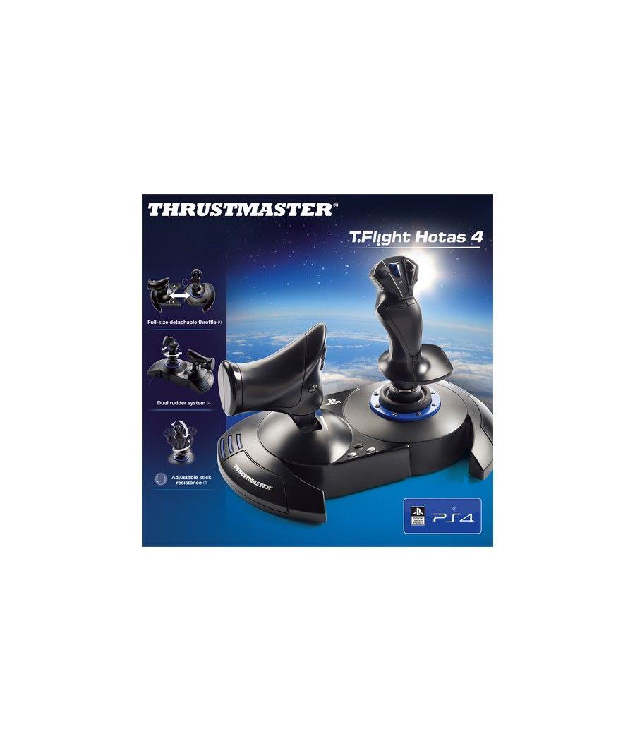 Thrustmaster T.Flight Hotas 4 Negro, Azul USB 2.0 Palanca de mando Digital PC, PlayStation 4 - Imagen 14