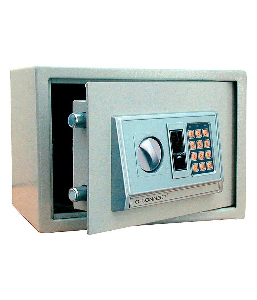 Caja de seguridad q-connect electronica clave digital capacidad 10l con accesorios fijacion 310x200x200 mm - Imagen 1