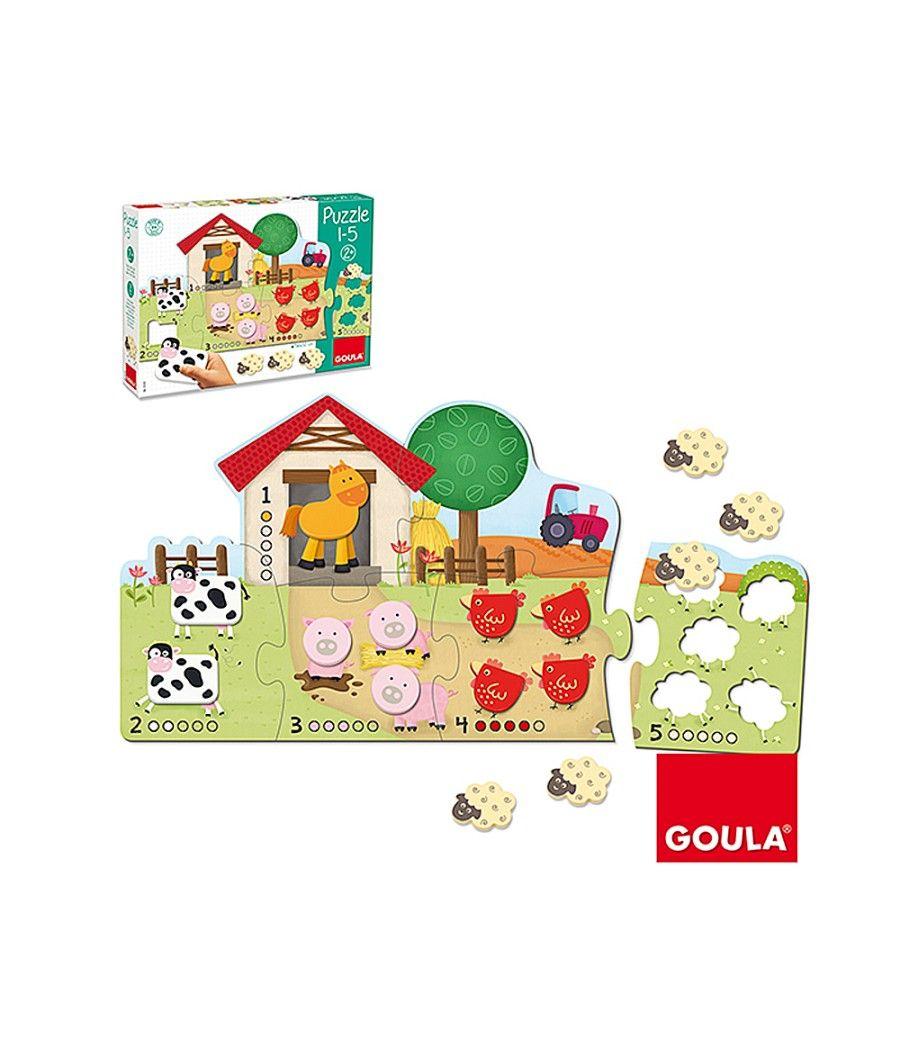 Puzzle goula 1-5 21 piezas - Imagen 1