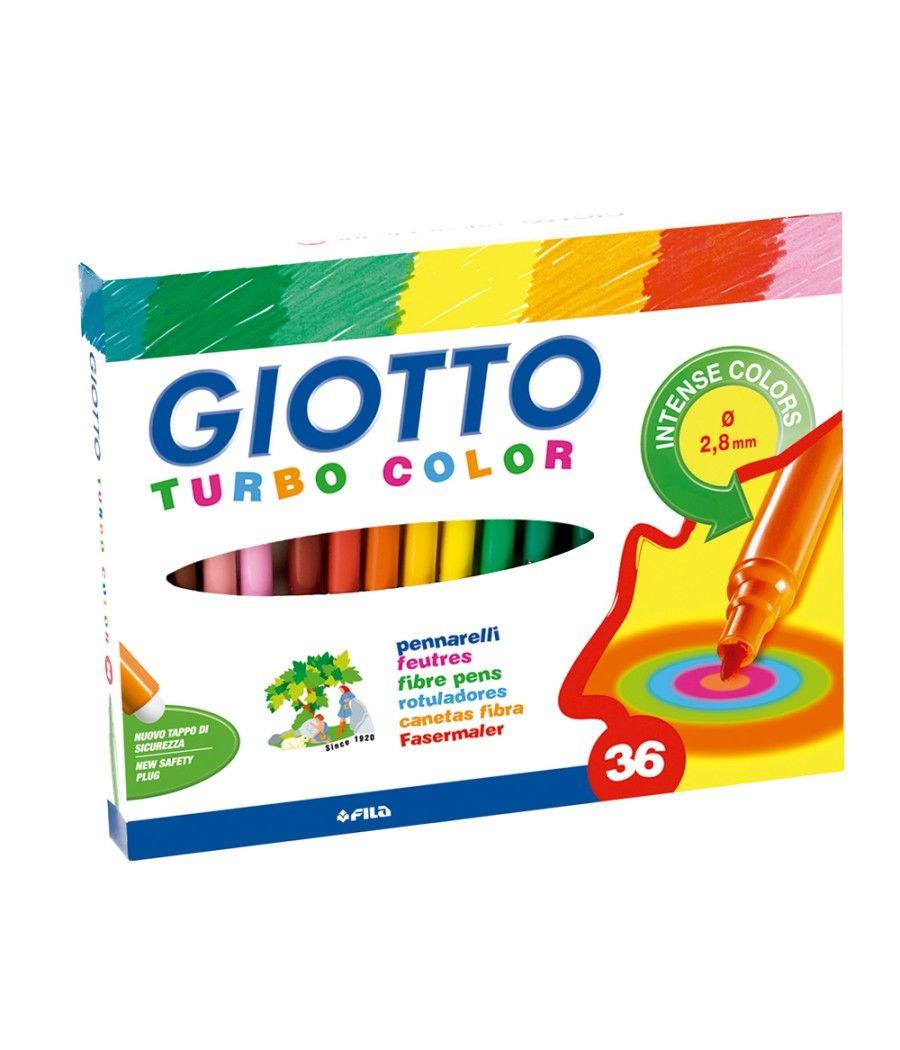 Rotulador giotto turbo color caja de 36 colores - Imagen 1