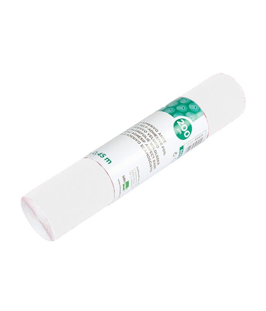 Rollo adhesivo liderpapel unicolor blanco brillo rollo de 0,45 x 20 mt - Imagen 1