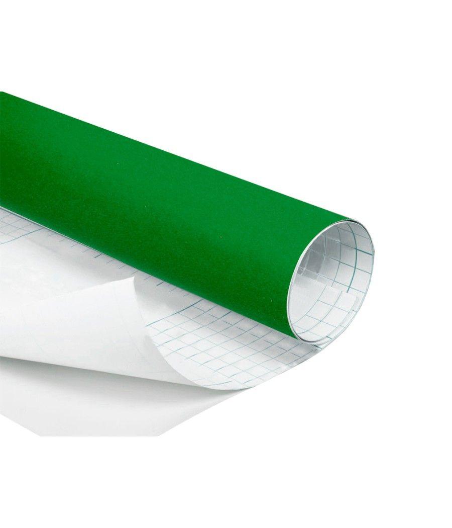 Rollo adhesivo liderpapel unicolor verde brillo rollo de 0,45 x 20 mt - Imagen 1