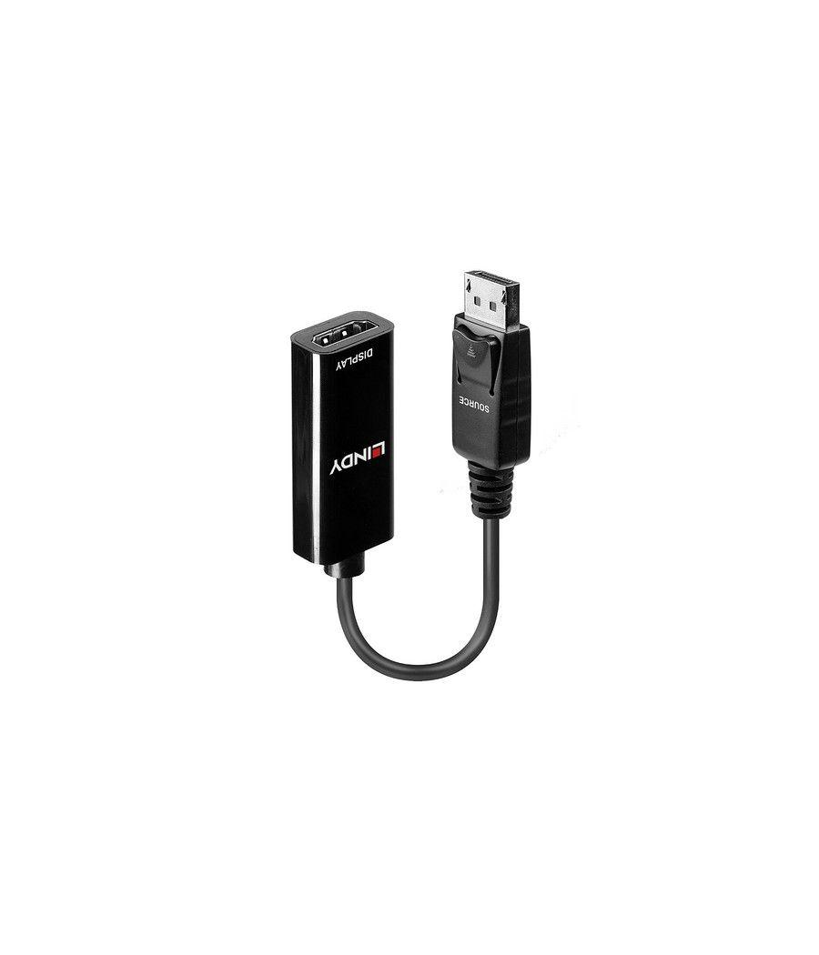 Lindy 41718 adaptador de cable de vídeo 0,15 m DisplayPort HDMI Negro - Imagen 1