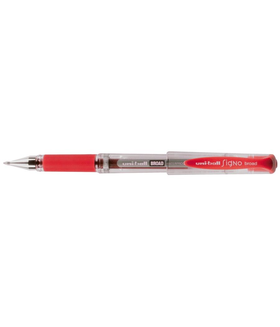 Bolígrafo uni-ball um-153 signo broad rojo 1 mm tinta gel - Imagen 1
