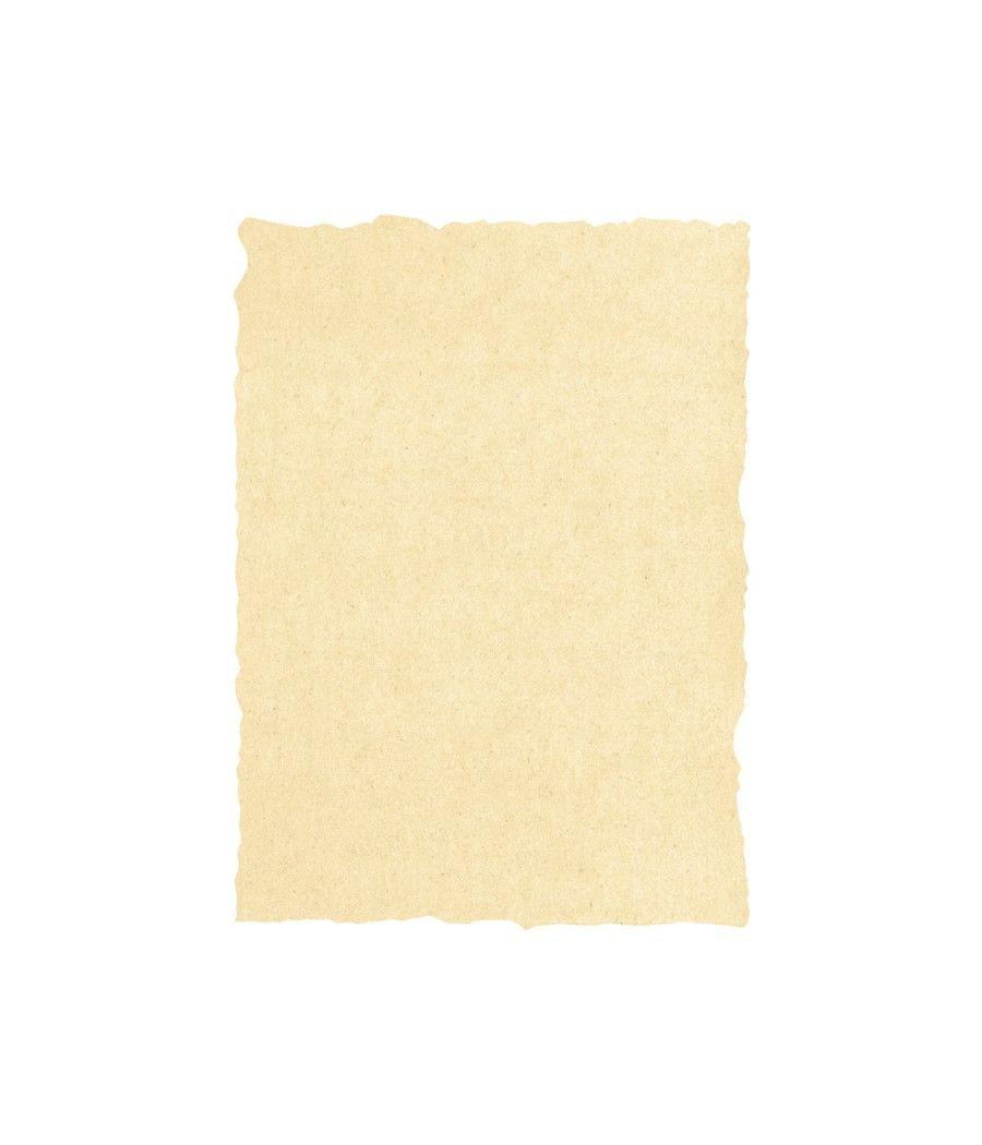 Papel pergamino din a4 160 gr color pergamino crema paquete de 25 hojas - Imagen 1