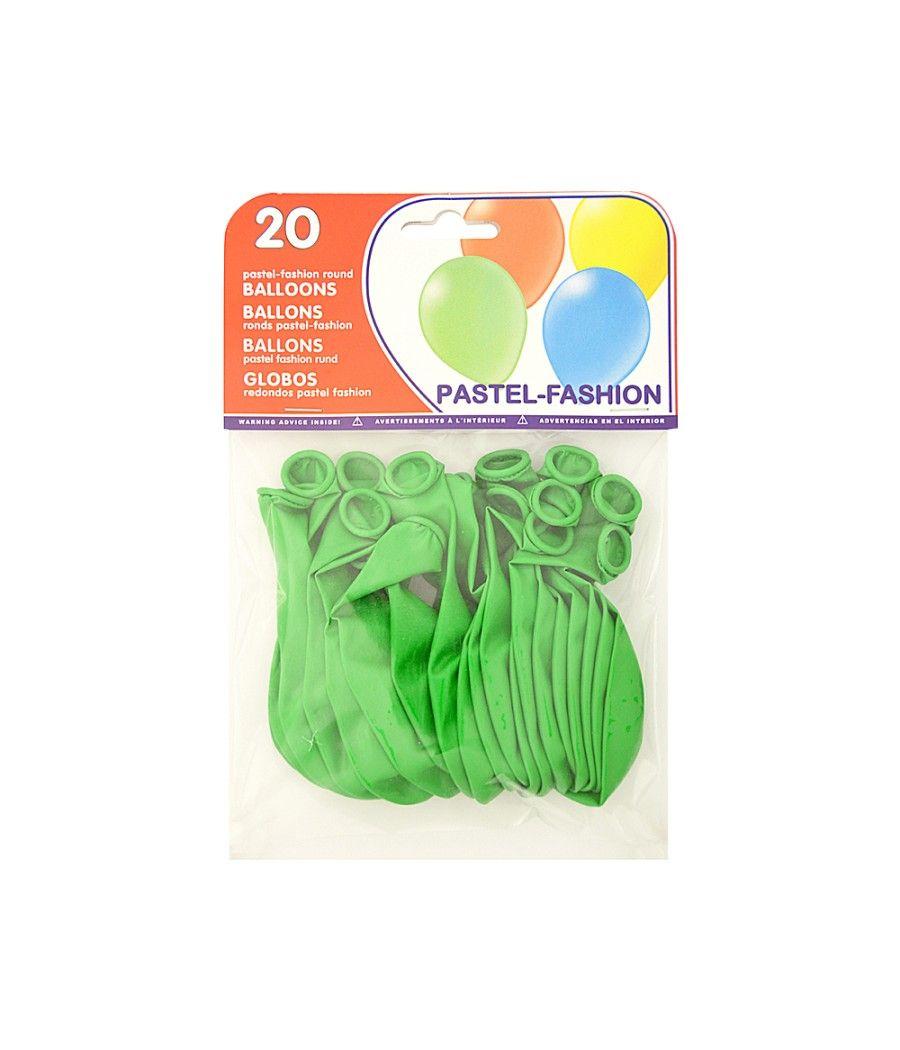 Globos verde pistacho bolsa de 20 unidades - Imagen 1