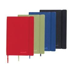 Libreta liderpapel simil piel a6 120 hojas 70g/m2 liso colores surtidos - Imagen 1